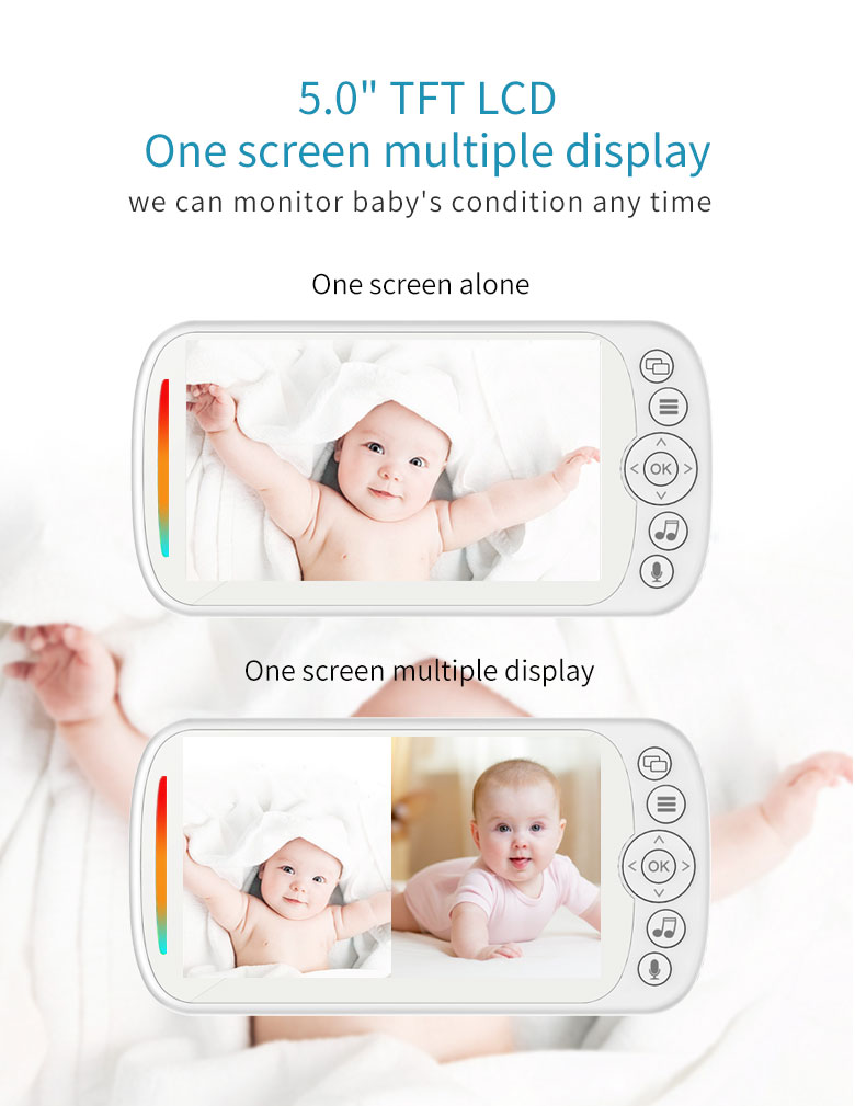 HD wireless baby care device voice intercom baby monitor